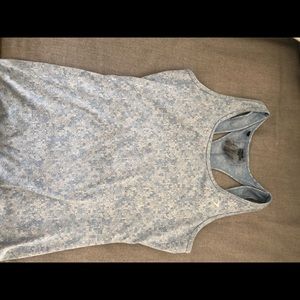 Blue gymshark workout tank